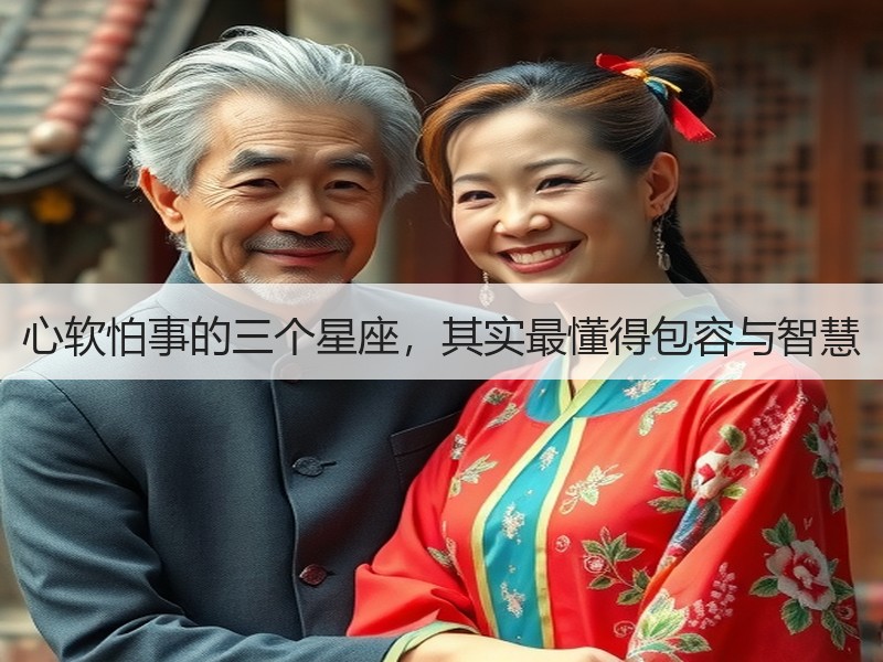心软怕事的三个星座，其实最懂得包容与智慧