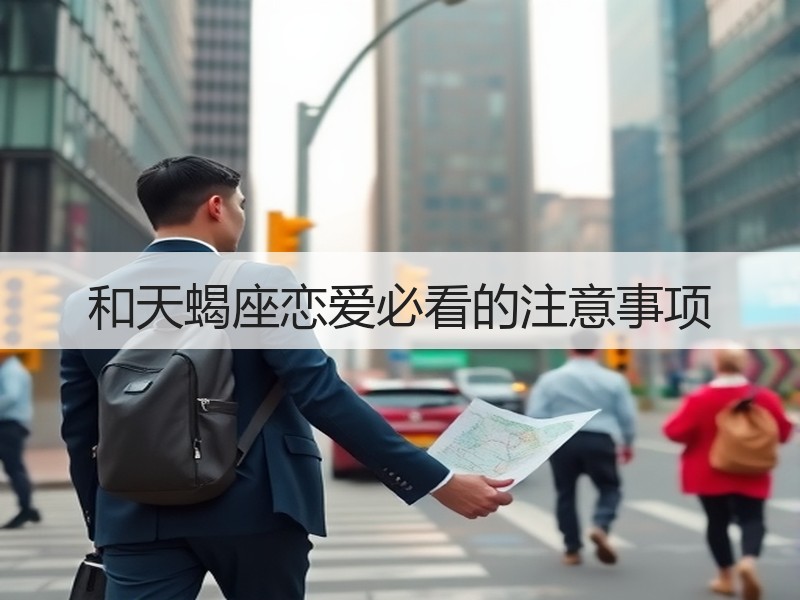 和天蝎座恋爱必看的注意事项