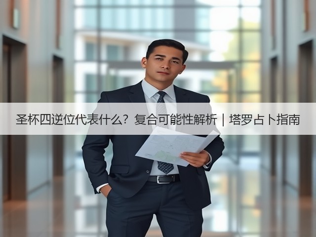 圣杯四逆位代表什么？复合可能性解析｜塔罗占卜指南(图3)