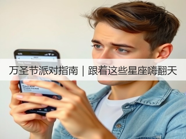 万圣节派对指南|跟着这些星座嗨翻天(图1) 万圣节派对指南|跟着这些星座嗨翻天(图1)