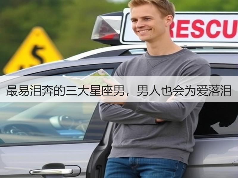 最易泪奔的三大星座男，男人也会为爱落泪