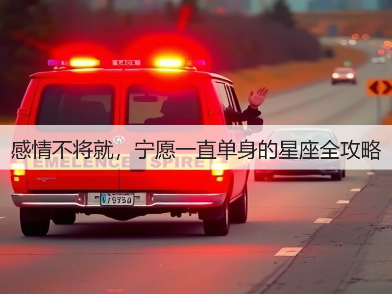 感情不将就，宁愿一直单身的星座全攻略