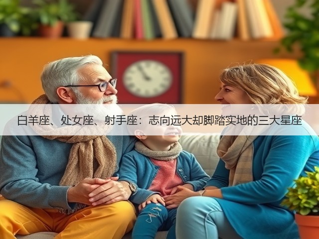 白羊座、处女座、射手座：志向远大却脚踏实地的三大星座(图3)