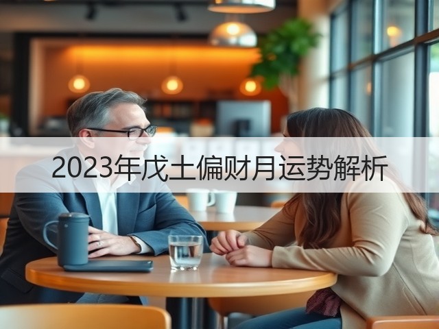 2023年戊土偏财月运势解析(图2) 2023年戊土偏财月运势解析(图2)