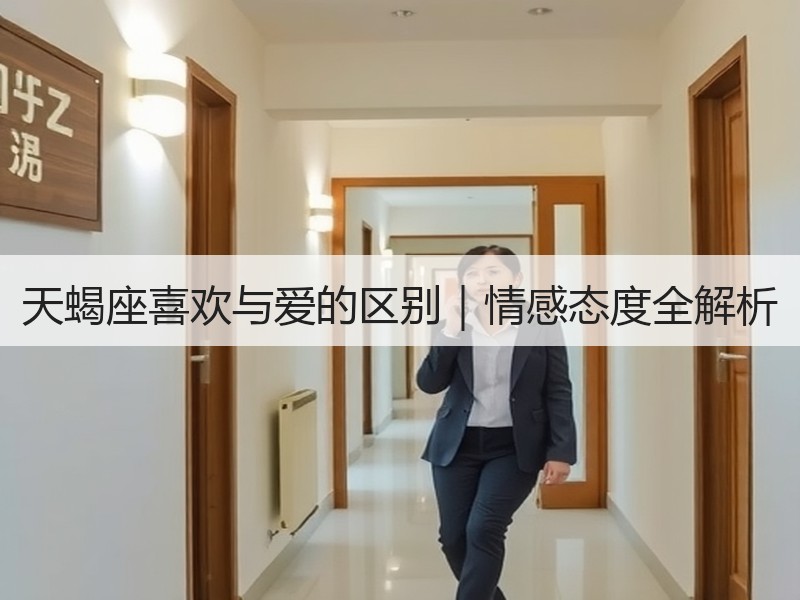 天蝎座喜欢与爱的区别｜情感态度全解析