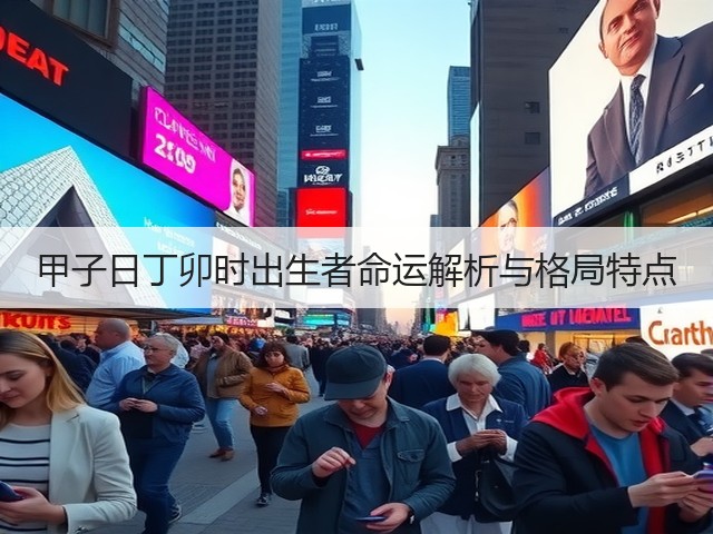 甲子日丁卯时出生者命运解析与格局特点(图3)