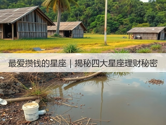 最爱攒钱的星座|揭秘四大星座理财秘密(图1) 最爱攒钱的星座|揭秘四大星座理财秘密(图1)