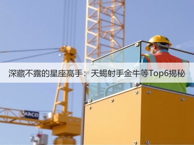 深藏不露的星座高手：天蝎射手金牛等Top6揭秘