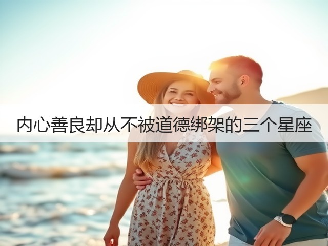 内心善良却从不被道德绑架的三个星座(图1) 内心善良却从不被道德绑架的三个星座(图1)