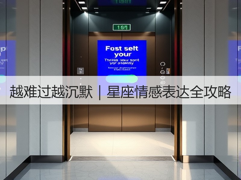 越难过越沉默｜星座情感表达全攻略