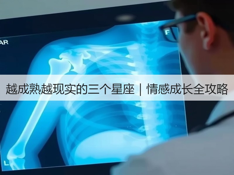 越成熟越现实的三个星座｜情感成长全攻略