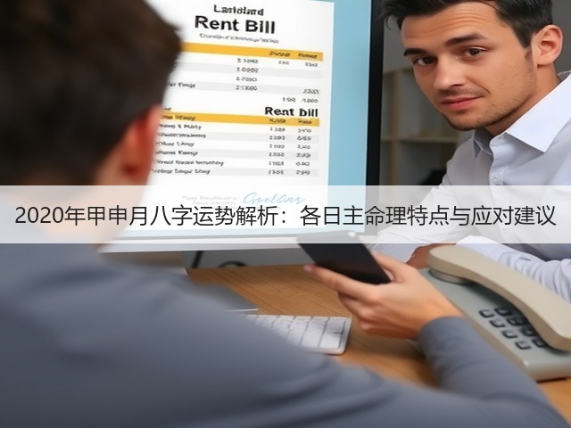 2020年甲申月八字运势解析：各日主命理特点与应对建议(图1)