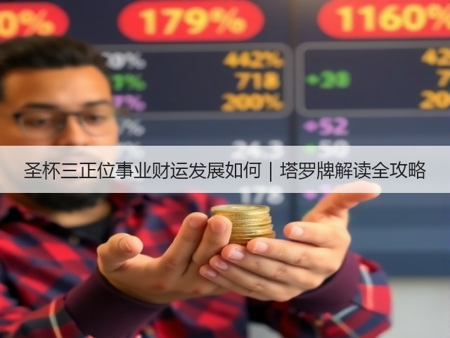 圣杯三正位事业财运发展如何｜塔罗牌解读全攻略(图3)