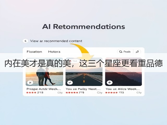 内在美才是真的美，这三个星座更看重品德(图1)