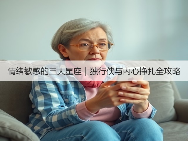 情绪敏感的三大星座|独行侠与内心挣扎全攻略(图1) 情绪敏感的三大星座|独行侠与内心挣扎全攻略(图1)