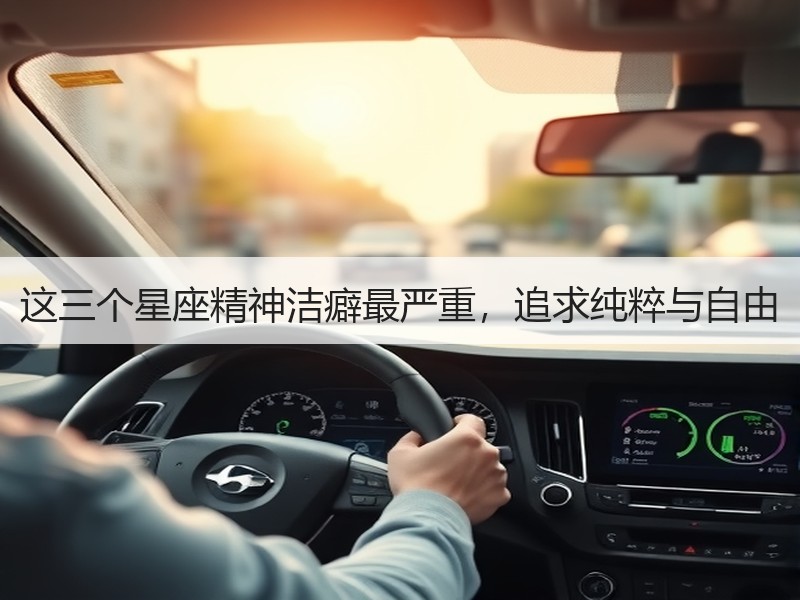 这三个星座精神洁癖最严重，追求纯粹与自由