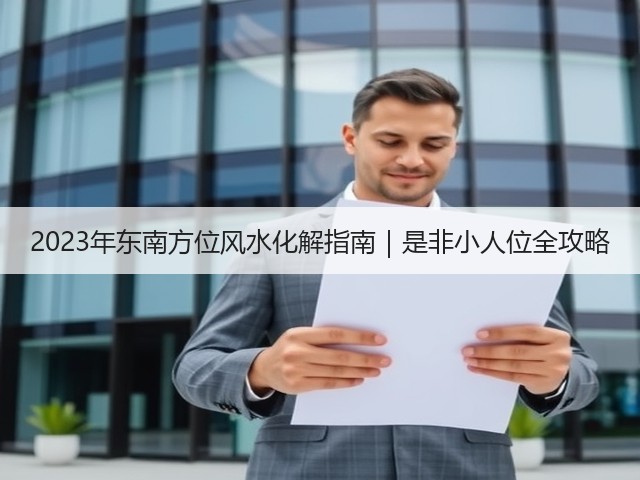 2023年东南方位风水化解指南｜是非小人位全攻略(图3)