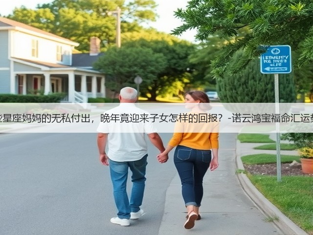 这些星座妈妈的无私付出,晚年竟迎来子女怎样的回报?-诺云鸿宝福命汇运势网(图3) 这些星座妈妈的无私付出,晚年竟迎来子女怎样的回报?-诺云鸿宝福命汇运势网(图3)