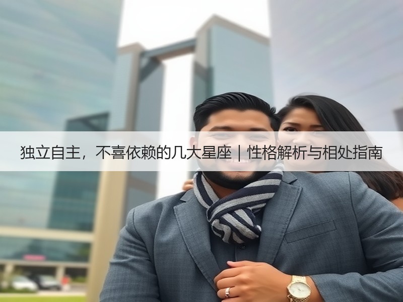 独立自主，不喜依赖的几大星座｜性格解析与相处指南