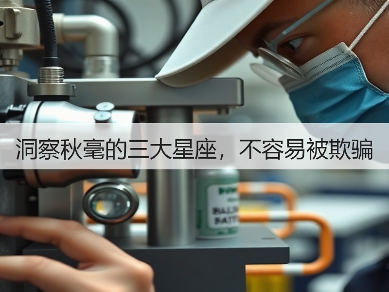 洞察秋毫的三大星座，不容易被欺骗