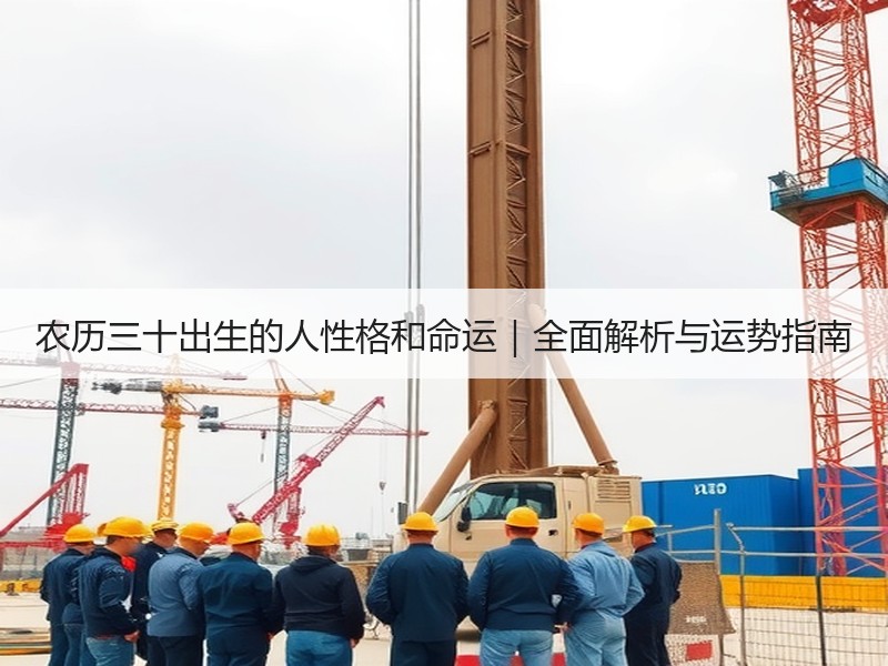 农历三十出生的人性格和命运｜全面解析与运势指南