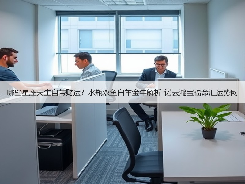哪些星座天生自带财运？水瓶双鱼白羊金牛解析-诺云鸿宝福命汇运势网
