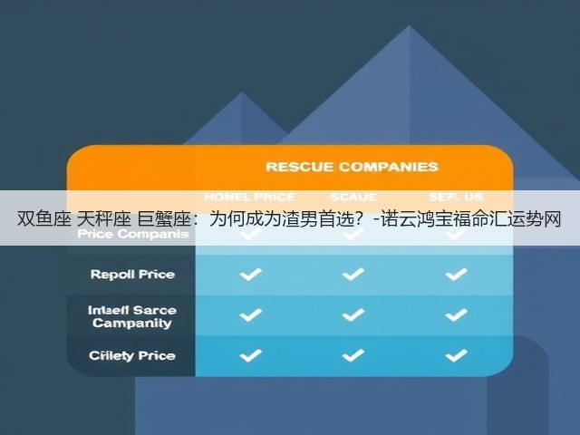 双鱼座 天秤座 巨蟹座:为何成为渣男首选?-诺云鸿宝福命汇运势网(图3) 双鱼座 天秤座 巨蟹座:为何成为渣男首选?-诺云鸿宝福命汇运势网(图3)