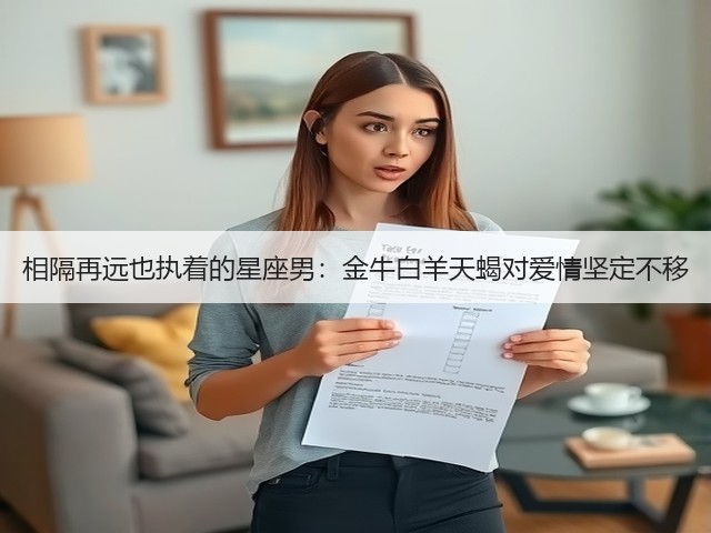 相隔再远也执着的星座男:金牛白羊天蝎对爱情坚定不移(图3) 相隔再远也执着的星座男:金牛白羊天蝎对爱情坚定不移(图3)