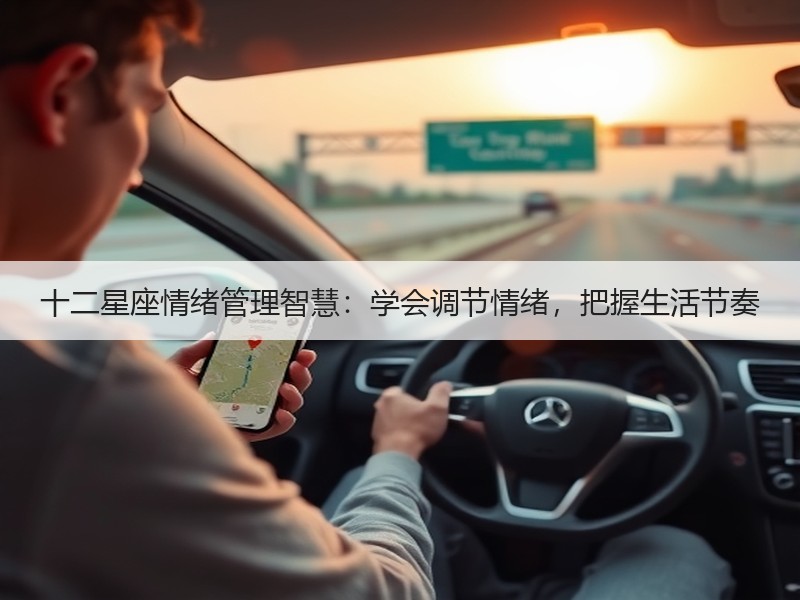十二星座情绪管理智慧：学会调节情绪，把握生活节奏