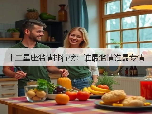 十二星座滥情排行榜:谁最滥情谁最专情(图3) 十二星座滥情排行榜:谁最滥情谁最专情(图3)