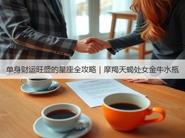 单身财运旺盛的星座全攻略｜摩羯天蝎处女金牛水瓶(图3)