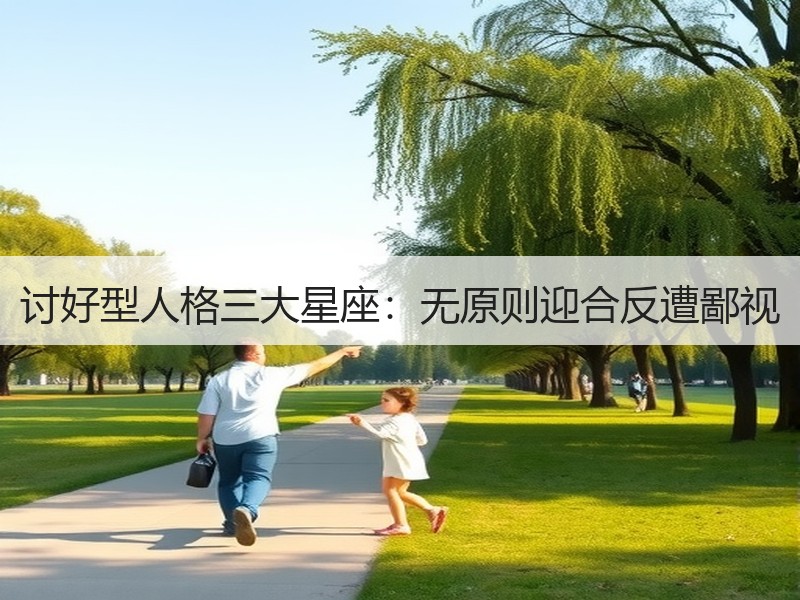 讨好型人格三大星座：无原则迎合反遭鄙视
