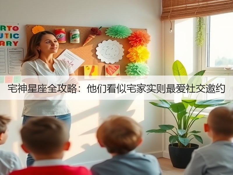 宅神星座全攻略：他们看似宅家实则最爱社交邀约