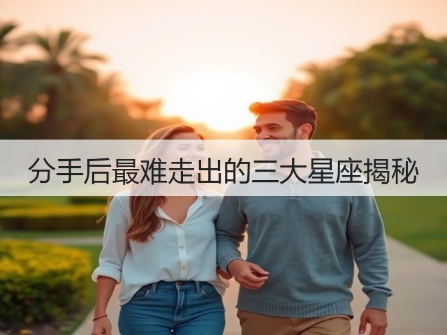 分手后最难走出的三大星座揭秘(图3) 分手后最难走出的三大星座揭秘(图3)