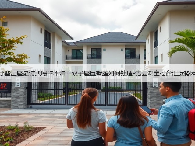 哪些星座最讨厌暧昧不清？双子座巨蟹座如何处理-诺云鸿宝福命汇运势网(图2)