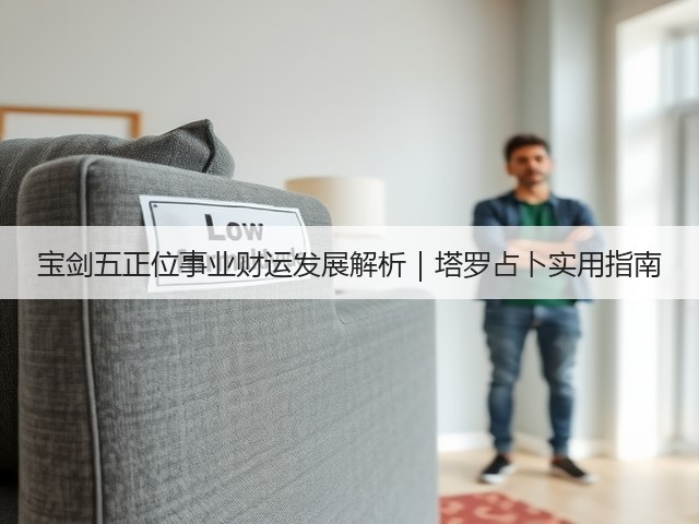 宝剑五正位事业财运发展解析｜塔罗占卜实用指南(图1)