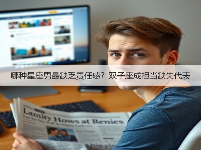 哪种星座男最缺乏责任感?双子座成担当缺失代表(图1) 哪种星座男最缺乏责任感?双子座成担当缺失代表(图1)