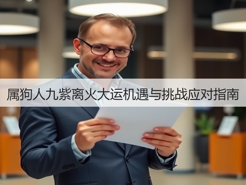 属狗人九紫离火大运机遇与挑战应对指南