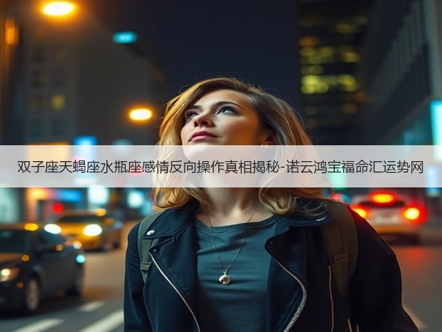 双子座天蝎座水瓶座感情反向操作真相揭秘-诺云鸿宝福命汇运势网(图1) 双子座天蝎座水瓶座感情反向操作真相揭秘-诺云鸿宝福命汇运势网(图1)