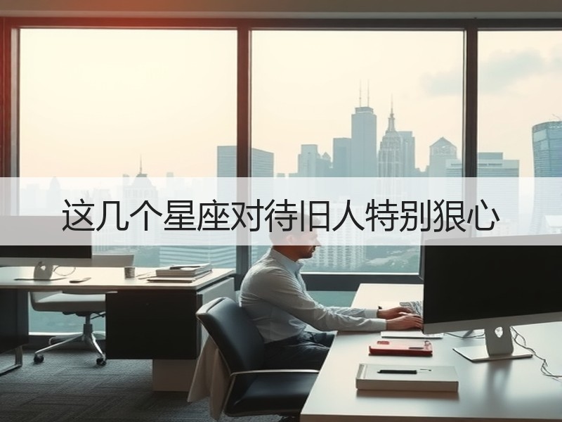 这几个星座对待旧人特别狠心