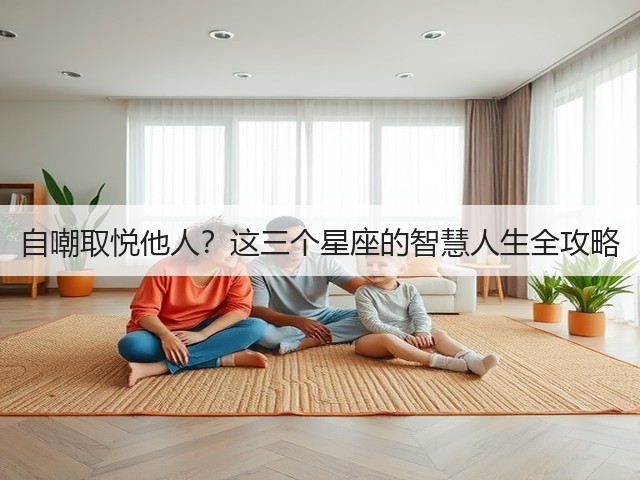 自嘲取悦他人？这三个星座的智慧人生全攻略(图3)