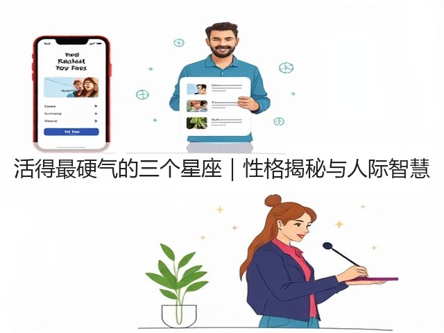 活得最硬气的三个星座|性格揭秘与人际智慧(图1) 活得最硬气的三个星座|性格揭秘与人际智慧(图1)