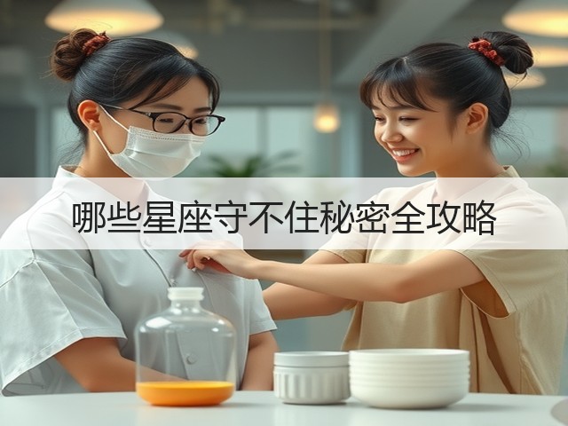 哪些星座守不住秘密全攻略(图2) 哪些星座守不住秘密全攻略(图2)