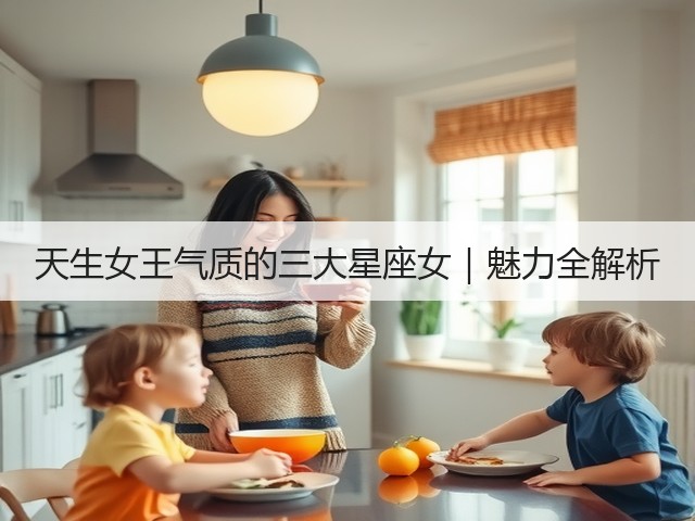 天生女王气质的三大星座女｜魅力全解析(图1)