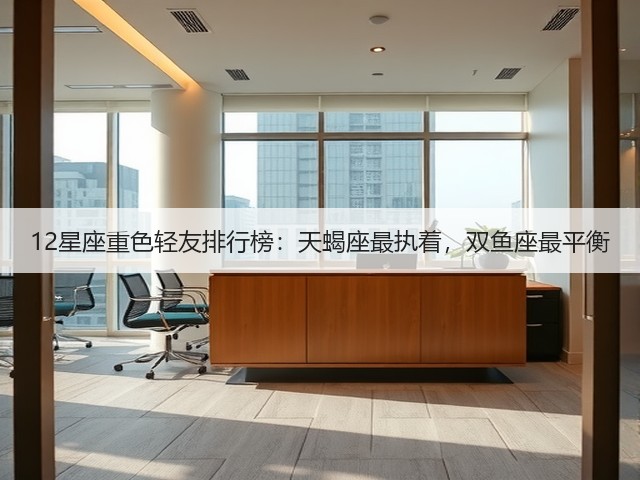 12星座重色轻友排行榜：天蝎座最执着，双鱼座最平衡(图2)