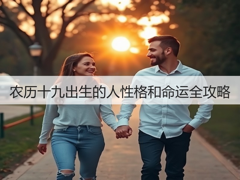 农历十九出生的人性格和命运全攻略