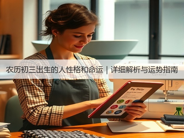 农历初三出生的人性格和命运|详细解析与运势指南(图2) 农历初三出生的人性格和命运|详细解析与运势指南(图2)
