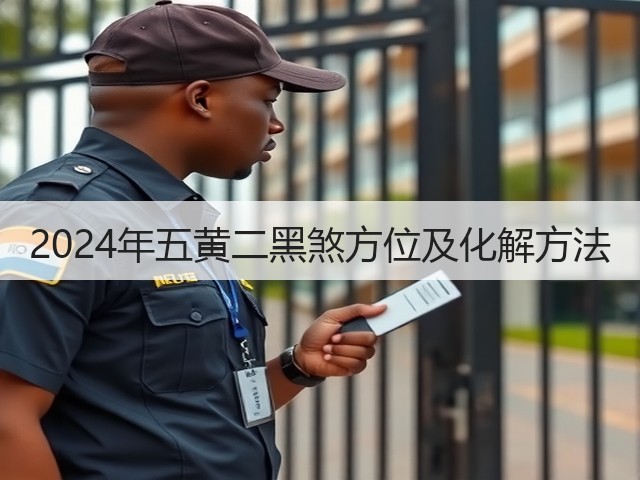 2024年五黄二黑煞方位及化解方法(图3)