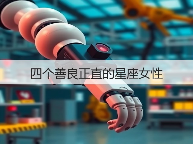 四个善良正直的星座女性(图1) 四个善良正直的星座女性(图1)