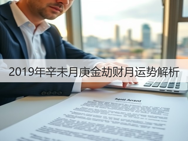 2019年辛未月庚金劫财月运势解析(图3) 2019年辛未月庚金劫财月运势解析(图3)
